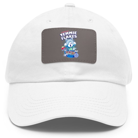 Discover Temmie Flakes! - Undertale - Dad Hat With Leather Patch