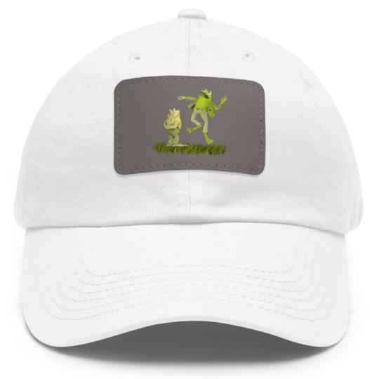 Discover Frog and toad are friends Dad Hat With Leather Patch