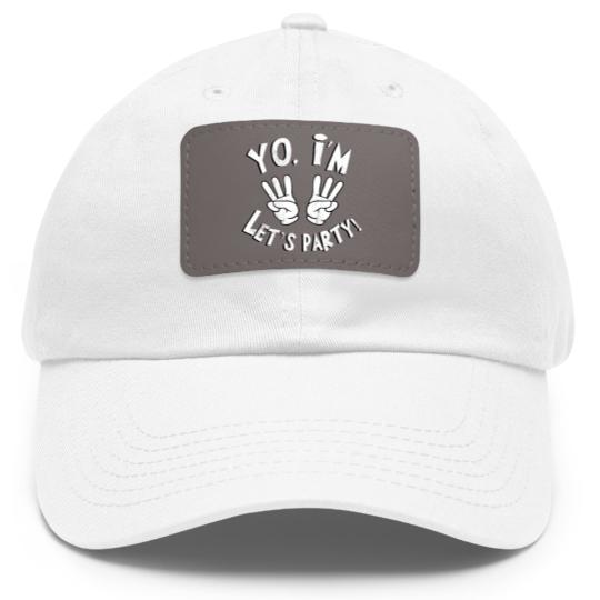 Discover Yo, I'M Six. Let'S Party! 6 Birthday Boy Dad Hat With Leather Patch