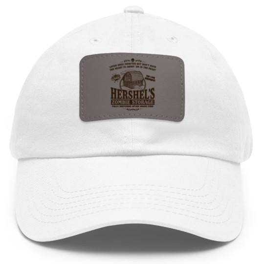 Discover Hershel's Zombie Storage - Hershels Zombie Storage - Dad Hat With Leather Patch