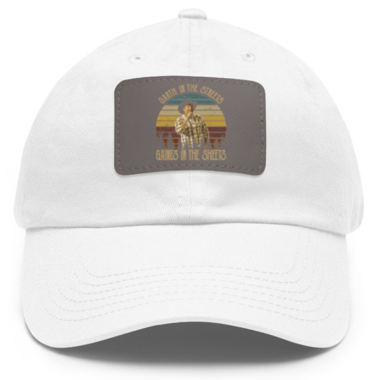 Discover Garth And Gaines In The Street Classic Dad Hat With Leather Patch