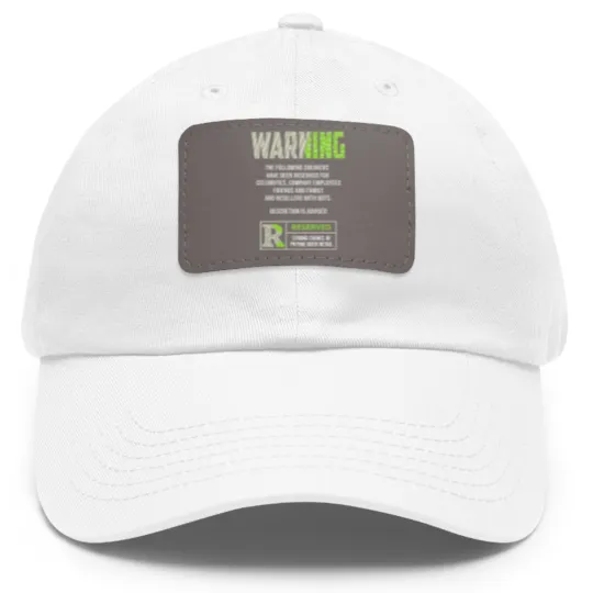 Discover Warning Jordan 5 Green Bean Matching Sneaker Dad Hat With Leather Patch