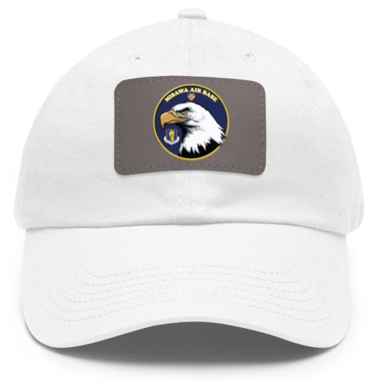 Discover Misawa Air Base Japan Us 35Th Fighter Wing Jasdf Dad Hat With Leather Patch