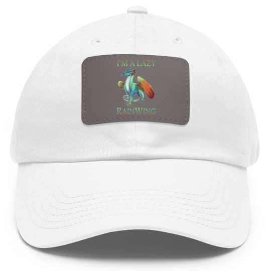 Discover I m A Lazy Rainwing Dragons Retro Wings Of Fire Dad Hat With Leather Patch