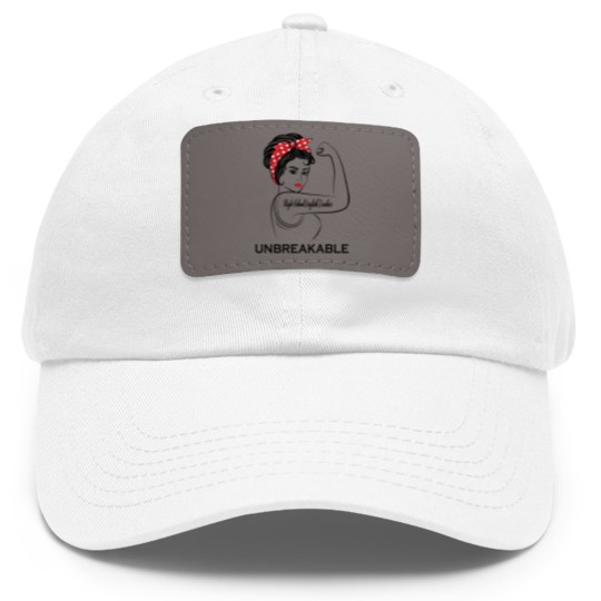 Discover High School English Teacher Unbreakable - High School English Teacher - Dad Hat With Leather Patch