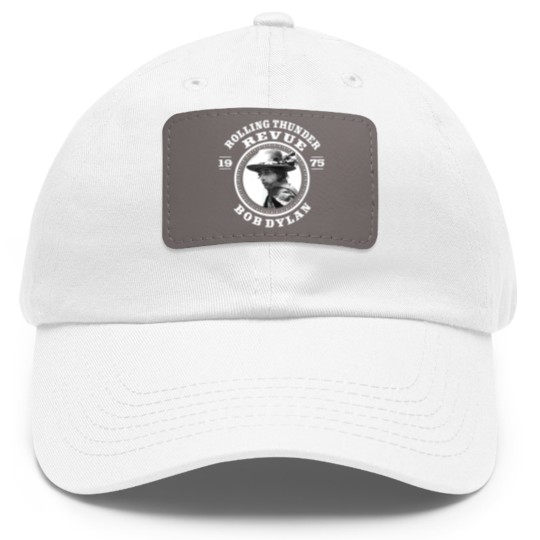 Discover Bob Dylan Revue Dad Hat With Leather Patch