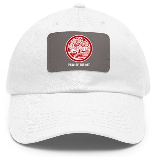 Discover Year of the Rat - Year Of The Rat - Dad Hat With Leather Patch