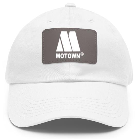 Discover Motown Records Dad Hat With Leather Patch