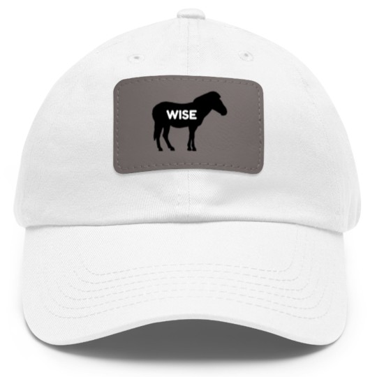 Discover Wise Ass Funny Donkey Funny Dad Hat With Leather Patch