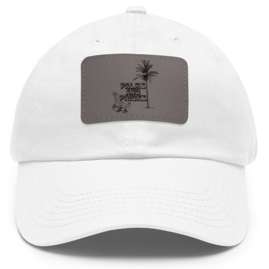 Discover Palms and Pricks Vintage - Vintage Cactus - Dad Hat With Leather Patch