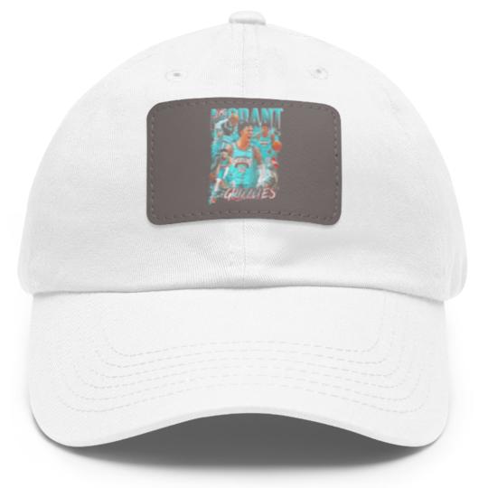 Discover Ja Morant Dad Hat With Leather Patch Vintage Dad Hat With Leather Patch