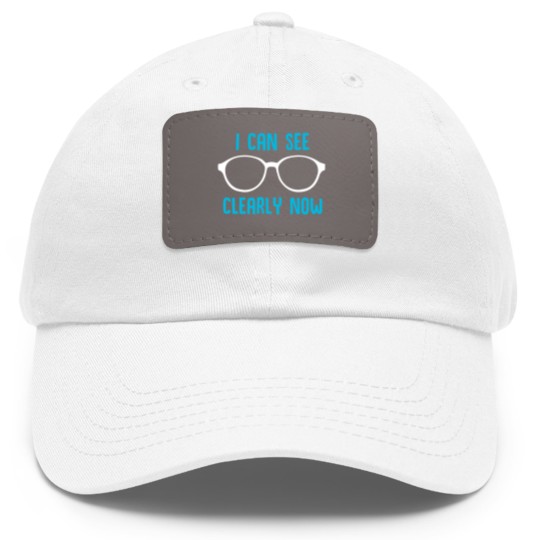 Discover I Can See Clearly Now Dad Hat With Leather Patch