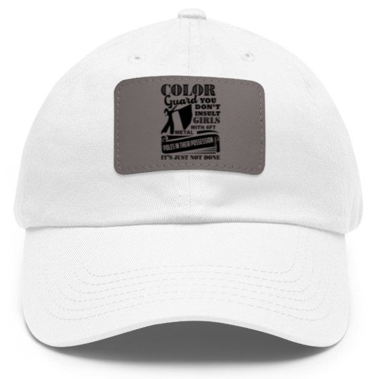 Discover Love Color Guard Dad Hat With Leather Patch