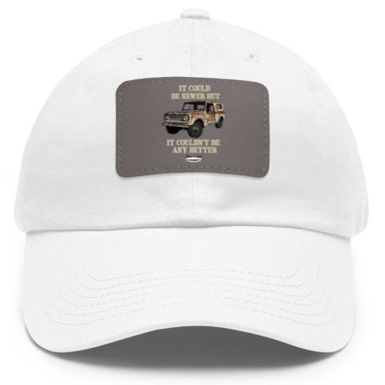 Discover Scout Classic Truck Pickup International Harvester Dad Hat With Leather Patch
