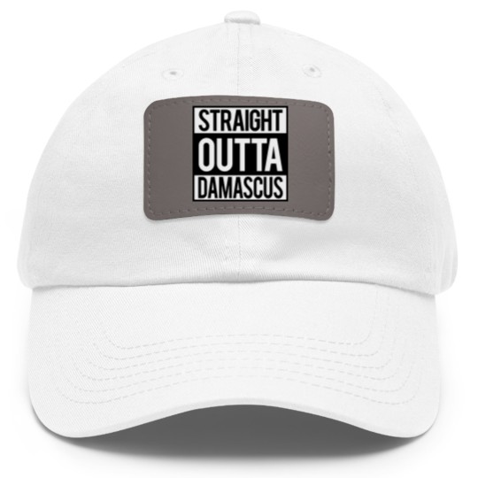 Discover Straight Outta Damascus Dad Hat With Leather Patch