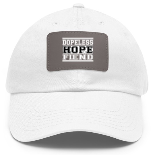 Discover Dopeless Hope Fiend Narcotics Anonymous Na Gift Ho Dad Hat With Leather Patch