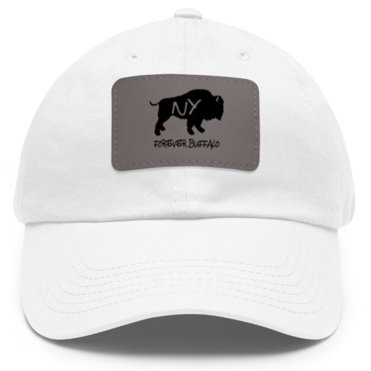 Discover Forever Buffalo NY Dad Hat With Leather Patch