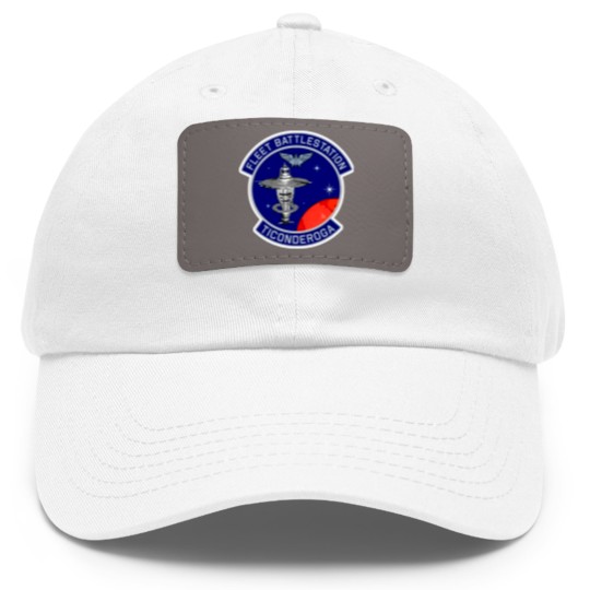 Discover Starship Troopers Ticonderoga Patch - Starship Troopers - Dad Hat With Leather Patch