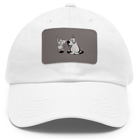 Discover Tom Terrific and Manfred the Wonder Dog - Cartoons - Dad Hat With Leather Patch