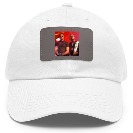 Discover Bad Boys - Retro lights - Bad Boys - Dad Hat With Leather Patch
