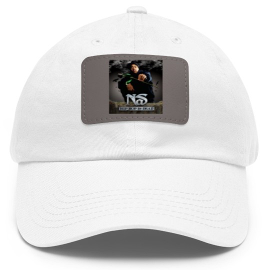 Discover Hip Hop Is Dead Classic Dad Hat With Leather Patch