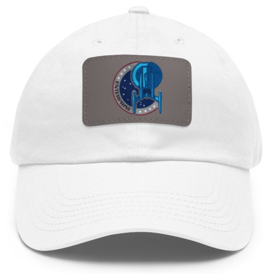 Discover Enterprise NX01 - Enterprise - Dad Hat With Leather Patch
