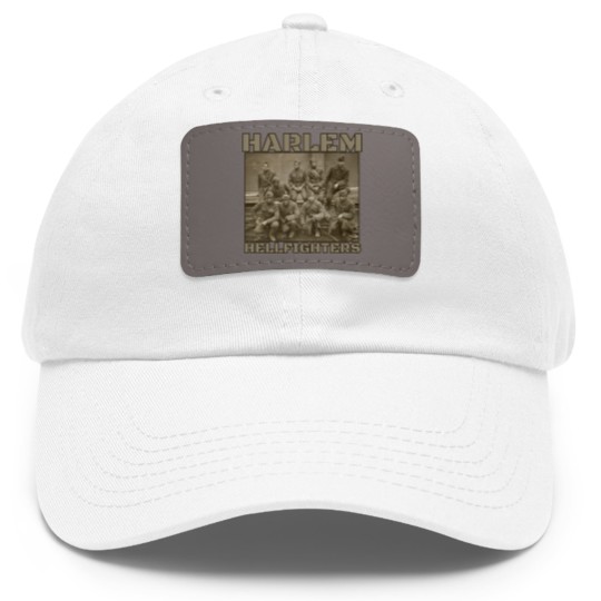 Discover Black Military History USA Black History Harlem Hellfighters Dad Hat With Leather Patch