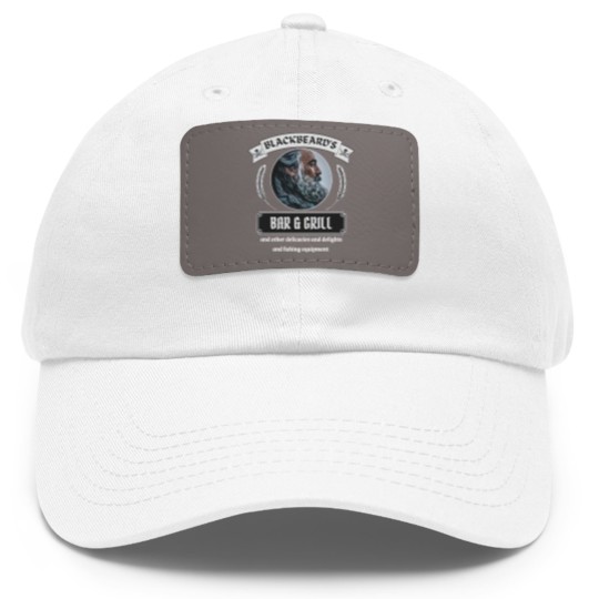 Discover Blackbeard's Bar and Grill Dad Hat With Leather Patch/Our Flag Means Death