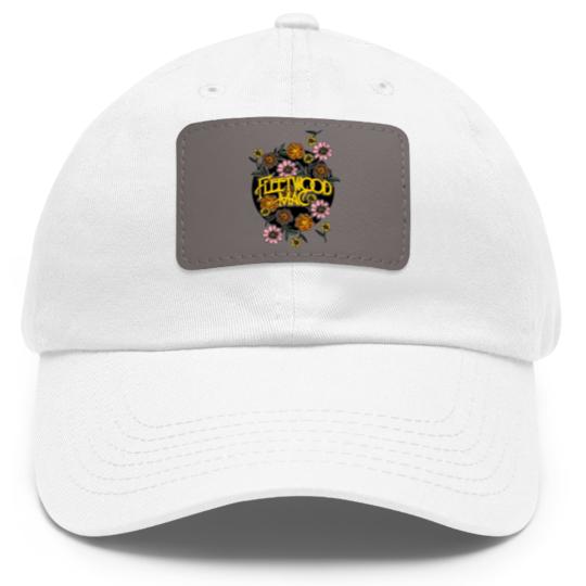 Discover Fleetwood Mac Dad Hat With Leather Patch, Band Shit