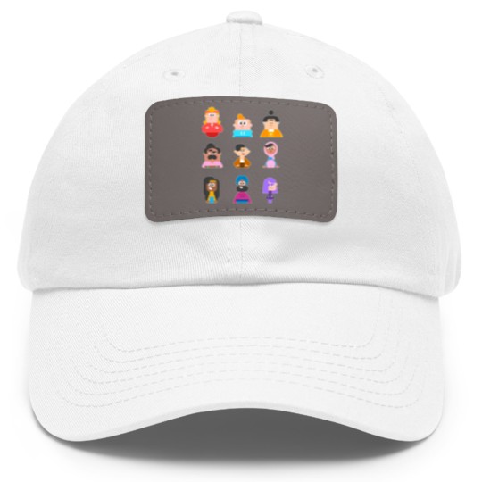 Discover Duolingo Characters   Classic Dad Hat With Leather Patch Dad Hat With Leather Patch