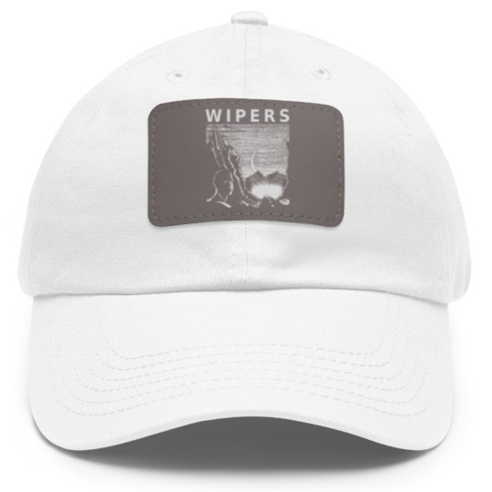 Discover Wipers Dad Hat With Leather Patch 70s Punk Rock, Alien Boy Dad Hat With Leather Patch
