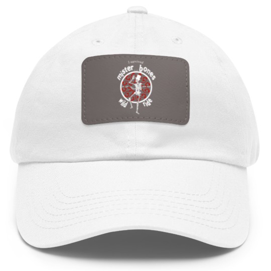 Discover I Survived Mister Bones Wild Ride - Skeletons Bones - Dad Hat With Leather Patch