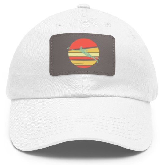 Discover Ultimate Frisbee Dad Hat With Leather Patch