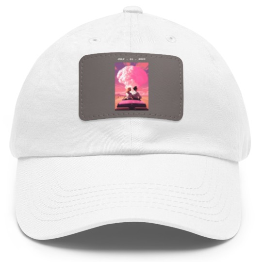 Discover Barbenheimer Barbie Movie Oppenheimer Dad Hat With Leather Patch, The Ultimate Double Feature