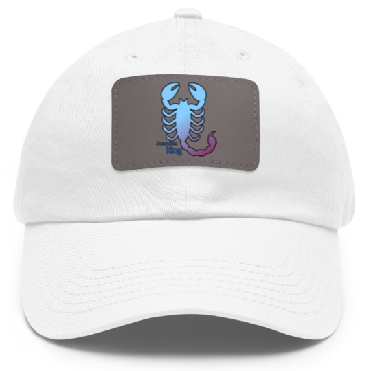 Discover Scorpion King Dad Hat With Leather Patch