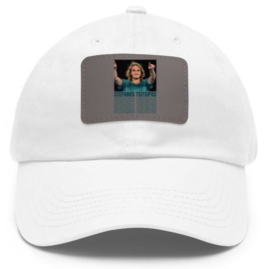 Discover stefanos tsitsipas Classic Dad Hat With Leather Patch