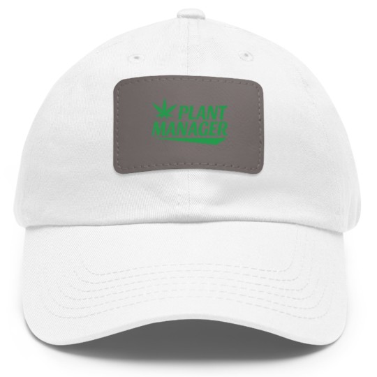 Discover Plant Manager - Plant Manager - Dad Hat With Leather Patch
