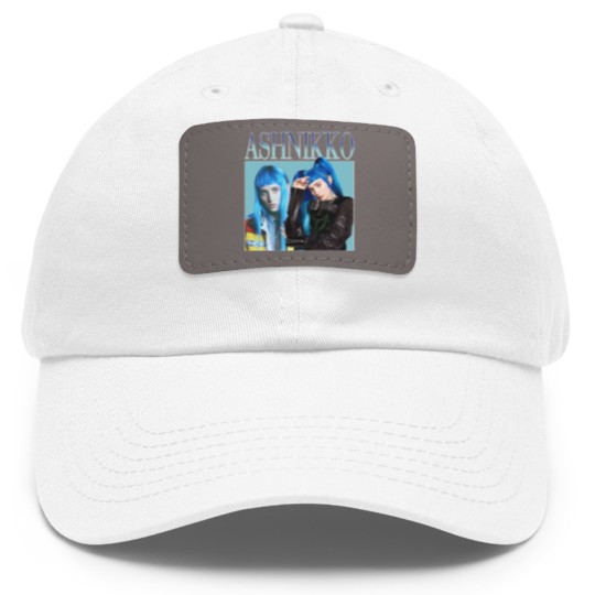 Discover Ashnikko Dad Hat With Leather Patch American Singer Pop Hip Hop Vintage Dad Hat With Leather Patch
