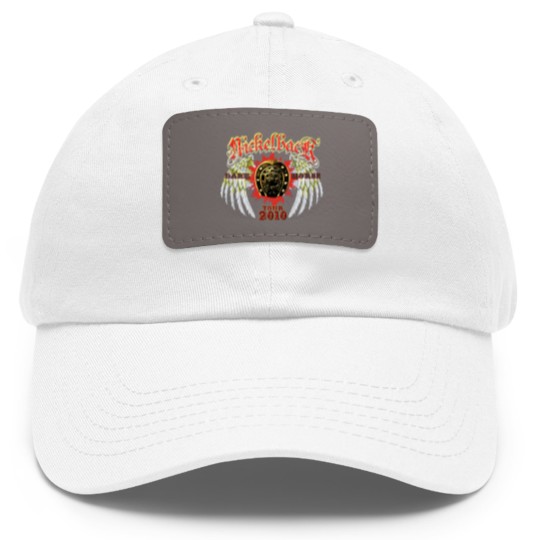 Discover Best rock band Nickelback news logos, Nickelback Logo Tour 2010 Dad Hat With Leather Patch