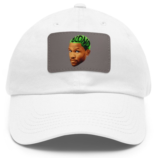 Discover FRANK OCEAN Dad Hat With Leather Patch,  Rap Dad Hat With Leather Patch Jumbo Face Album Cover Dad Hat With Leather Patch