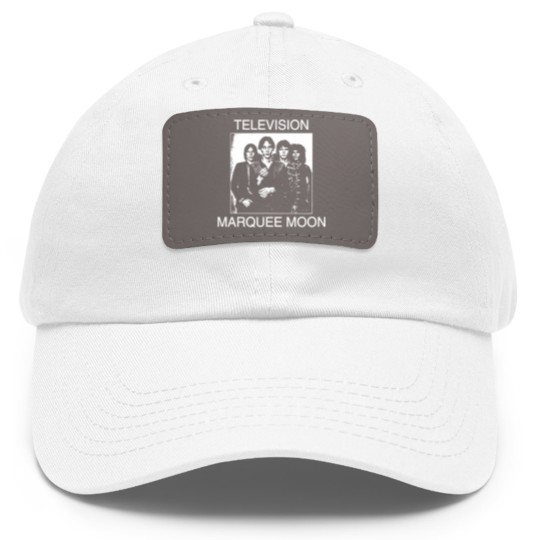 Discover American Rock Band Television Dad Hat With Leather Patch