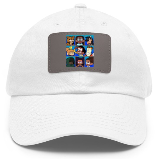 Discover Craig of the Creek Characters Blue Dad Hat With Leather Patch