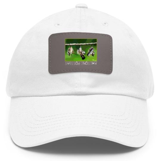 Discover the Awesome Possums t Dad Hat With Leather Patch