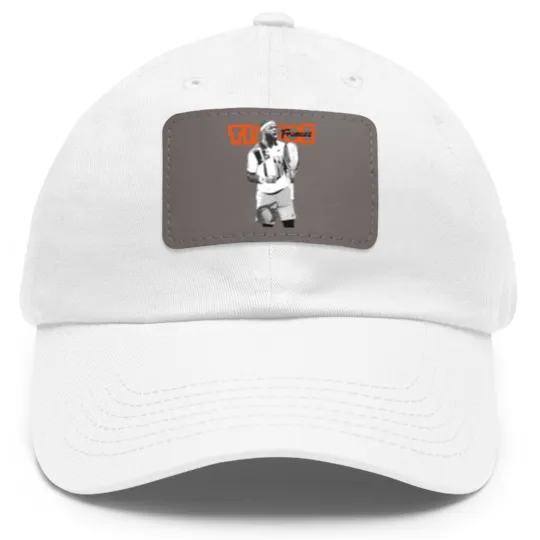 Discover Frances Tiafoe Dad Hat With Leather Patch, Tennis Frances Tiafoe Dad Hat With Leather Patch