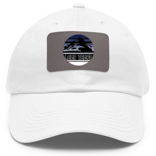 Discover Lake Tahoo Dad Hat With Leather Patch - Charlie Kelly In Always Sunny Dad Hat With Leather Patch