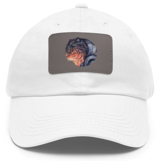 Discover Grunt Dad Hat With Leather Patch, Grunt Dad Hat With Leather Patch