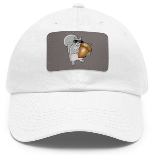Discover blind squirrel Dad Hat With Leather Patch