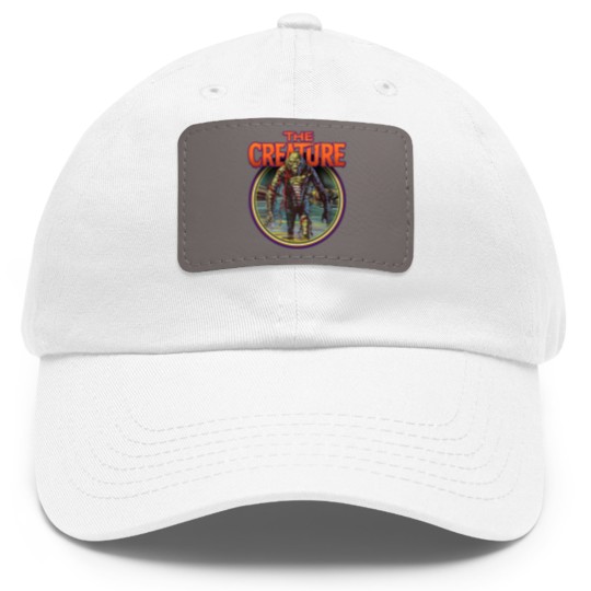 Discover 50s horror v2 - Halloween Gifts - Dad Hat With Leather Patch
