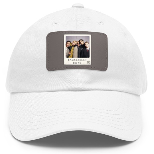 Discover Back Street Boys Polaroid Dad Hat With Leather Patch