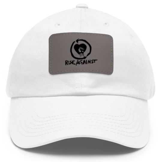 Discover rise love against Dad Hat With Leather Patch